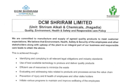 DCM has obtained the certification for  ISO 50001:2018 Energy Management